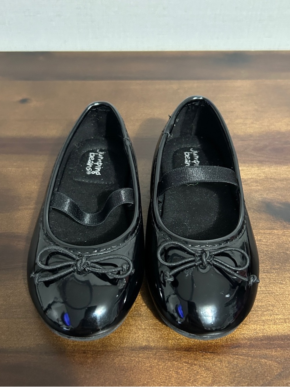 jumping beans Black Flats with Bow